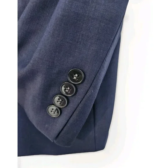 Calvin Klein Blue Wool Stretch Sport Coat Men’s 40S Double Vent